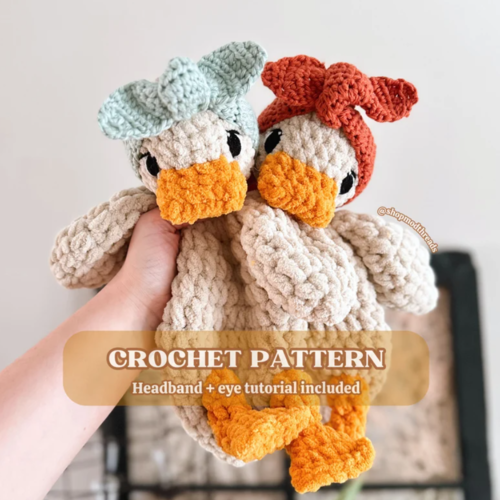 Della Duck Lovey Crochet PATTERN | Duck Lovey Crochet Pattern