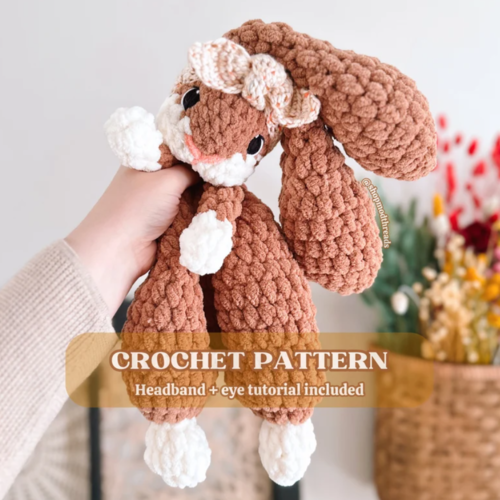 Bonnie the Bunny Crochet PATTERN | Bunny Lovey Crochet Pattern