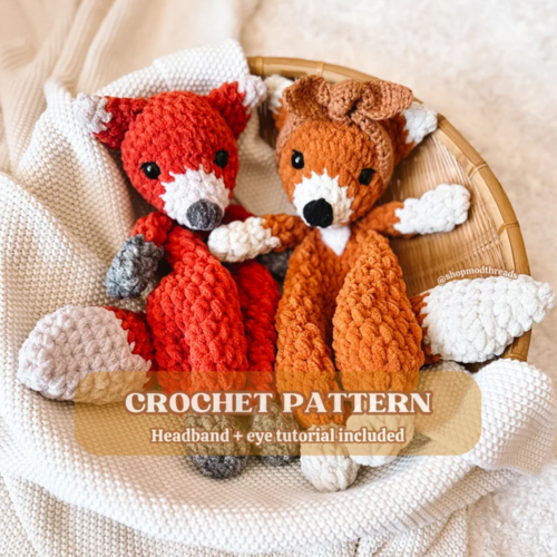 Fern the Fox Crochet PATTERN | Fox Lovey Crochet Pattern